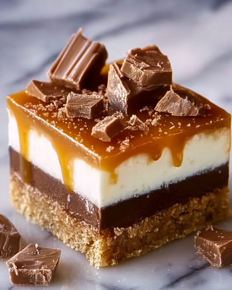 Butterfinger Caramel Cheesecake Bars Recipe