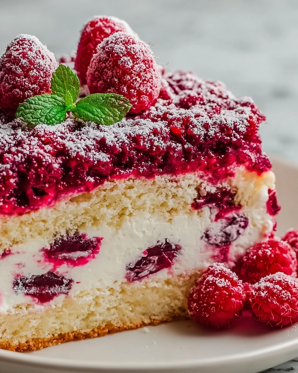 Raspberry Cream Cheese Coffee Cake Recipe - Recipe Image