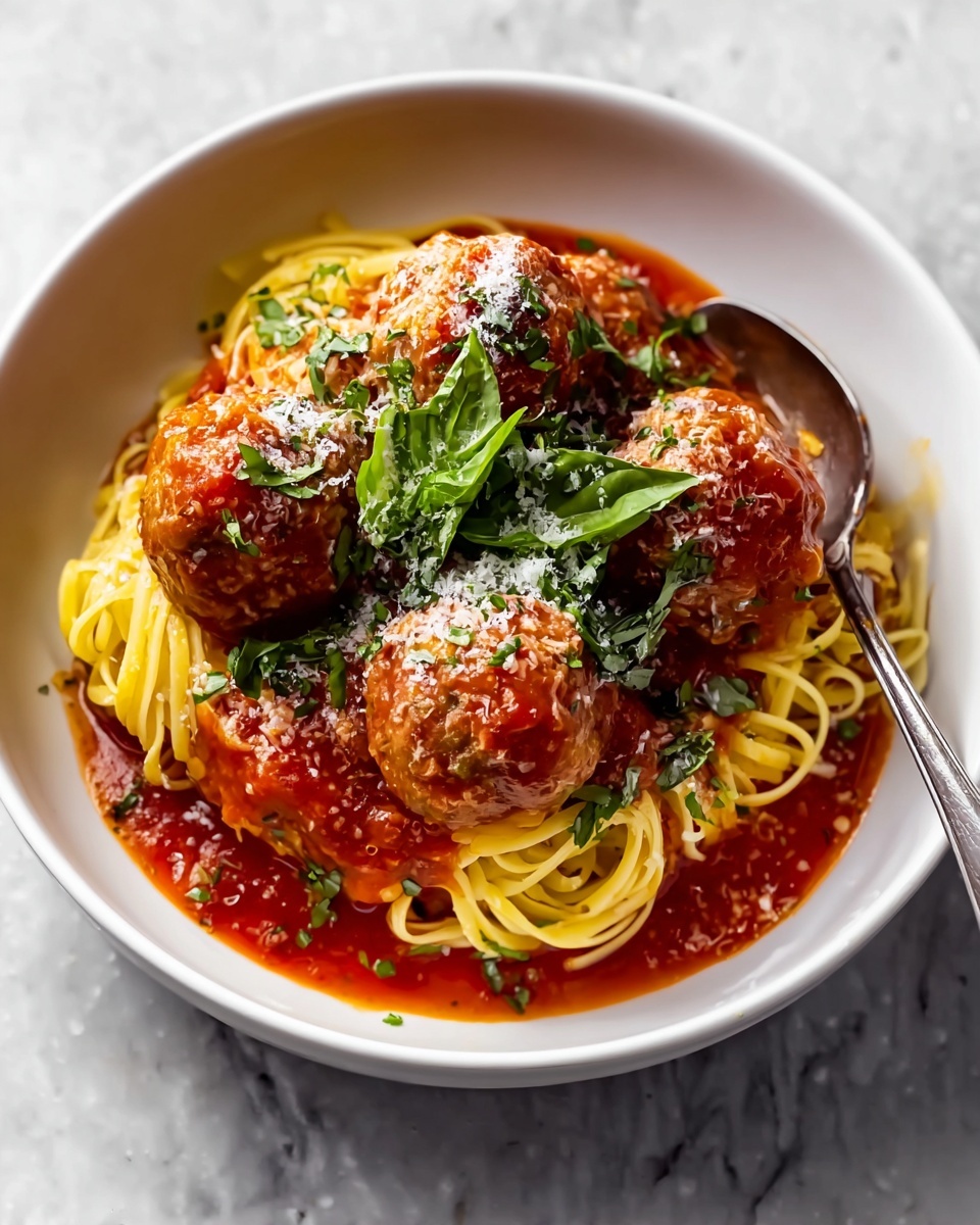 Italian-Style Meatballs in Tomato Sauce Recipe - Recipe Image