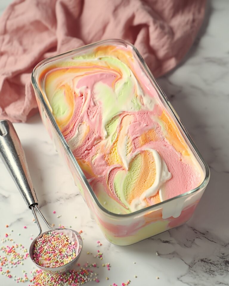 Jello Rainbow Sherbet Ice Cream Recipe