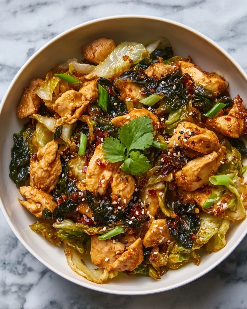 Chicken and Cabbage Stir-Fry Recipe - Recipe Image