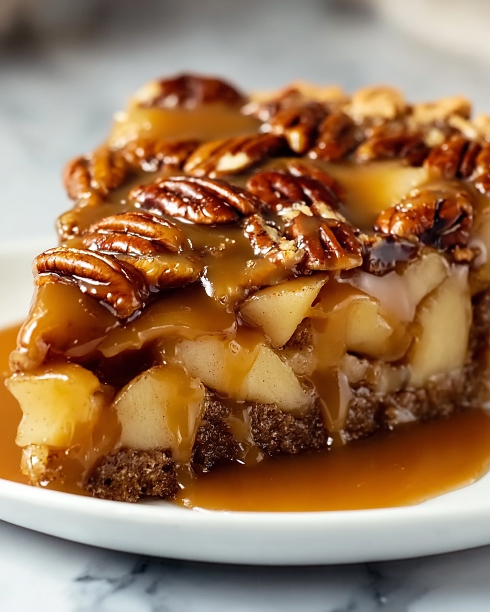Swedish Apple Cake with Caramel Recipe - Recipe Image