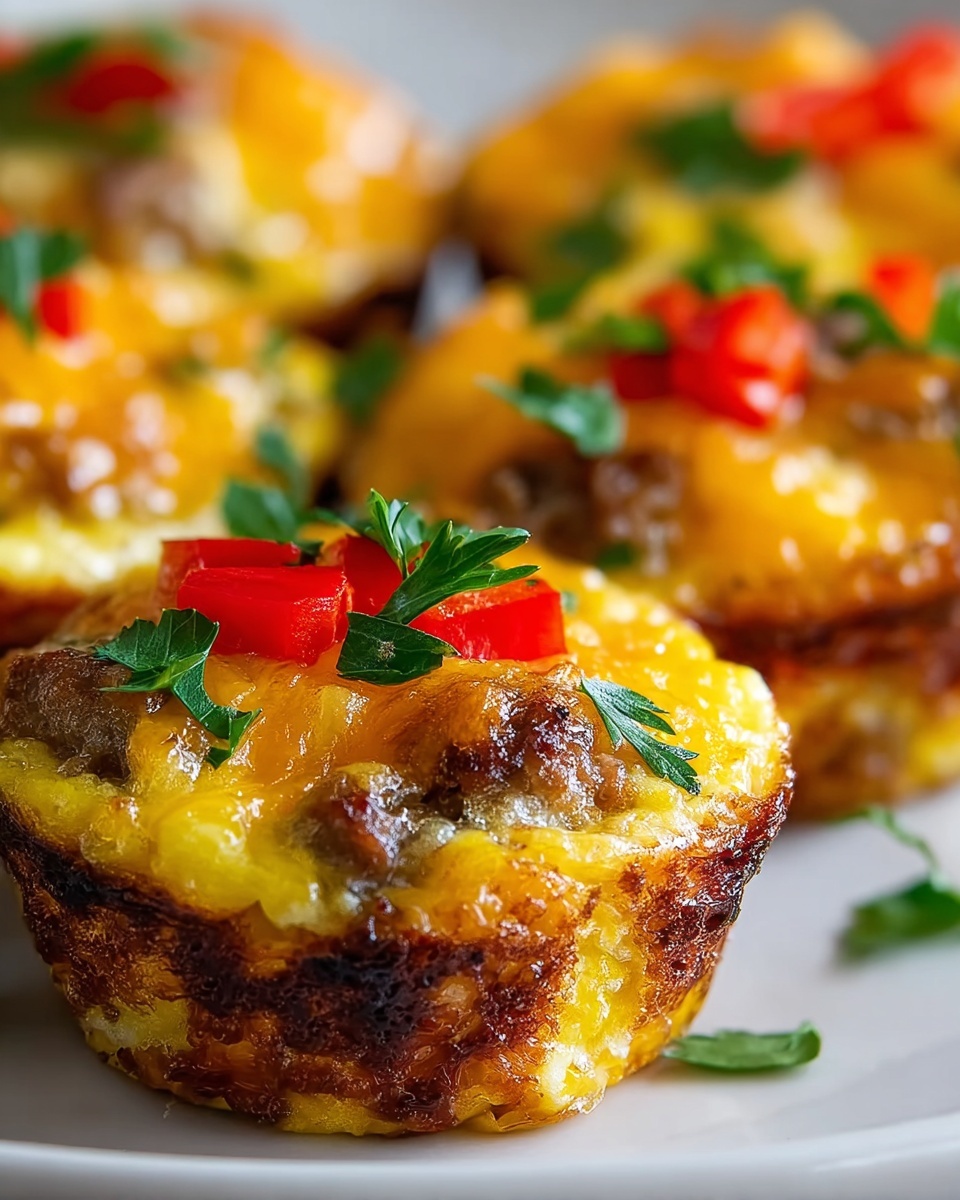 Sausage Hash Brown Egg Muffins Recipe - Recipe Image