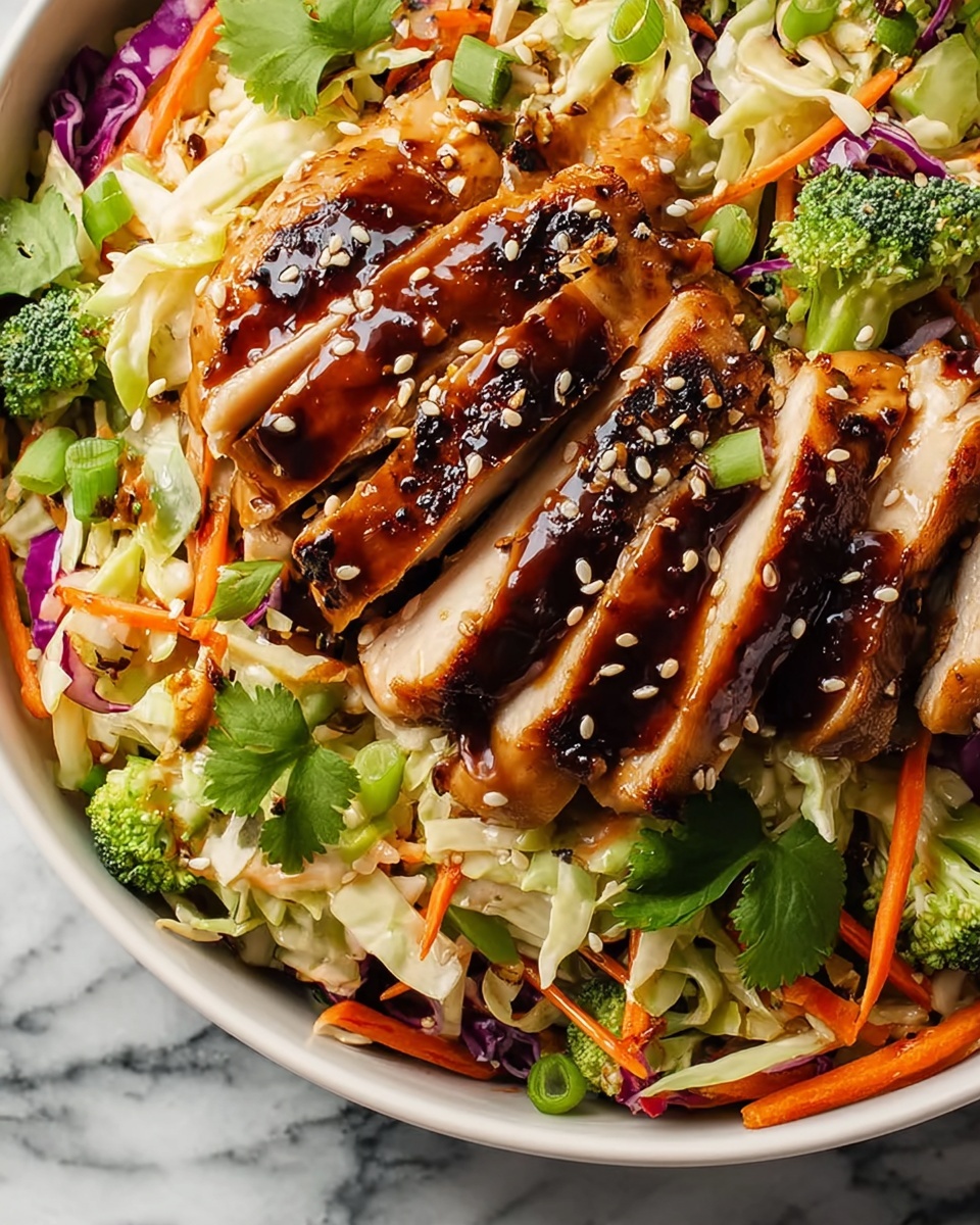 Sesame Chicken Cabbage Crunch Salad Recipe - Recipe Image