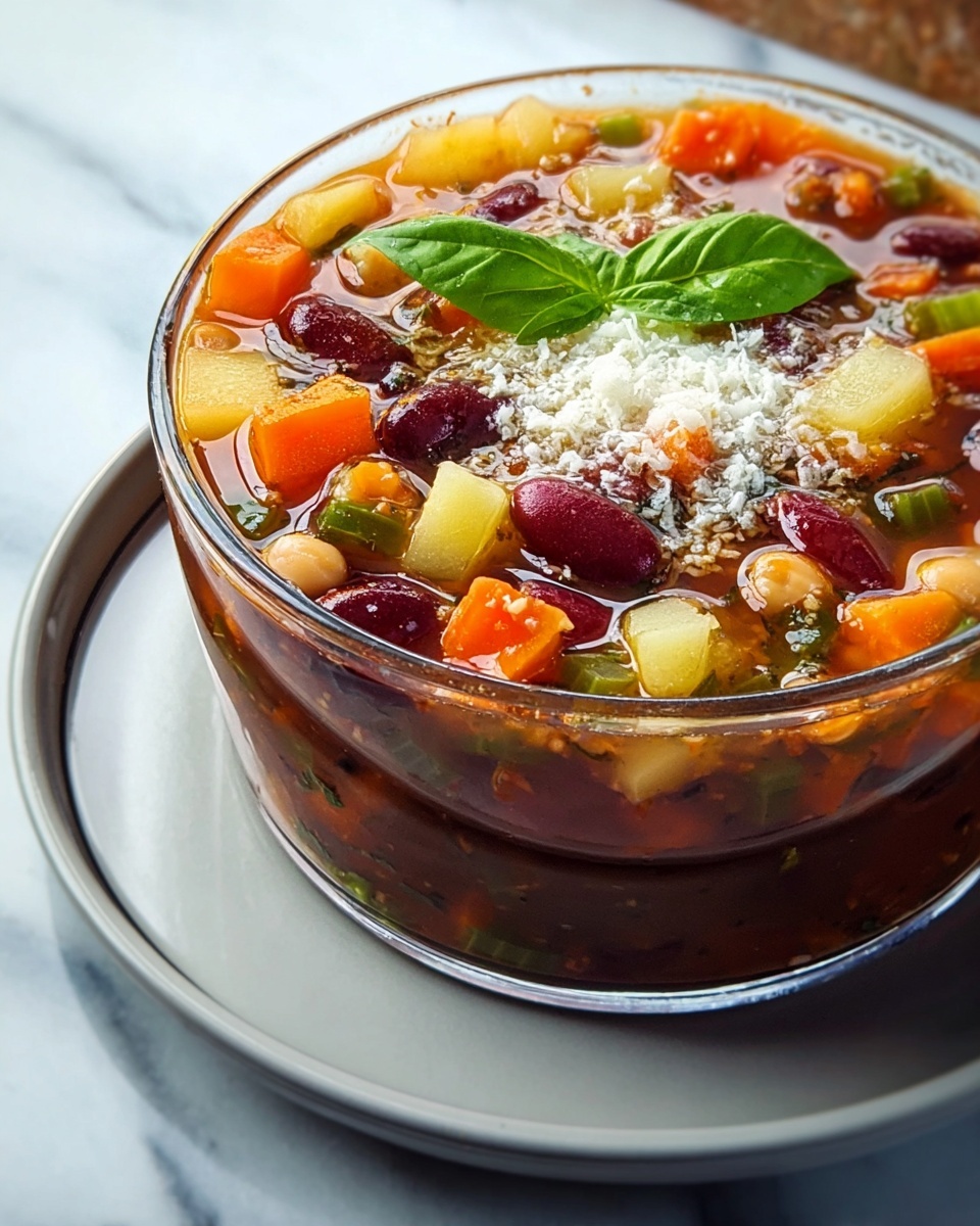 Homemade Slow Cooker Minestrone Soup Recipe - Recipe Image