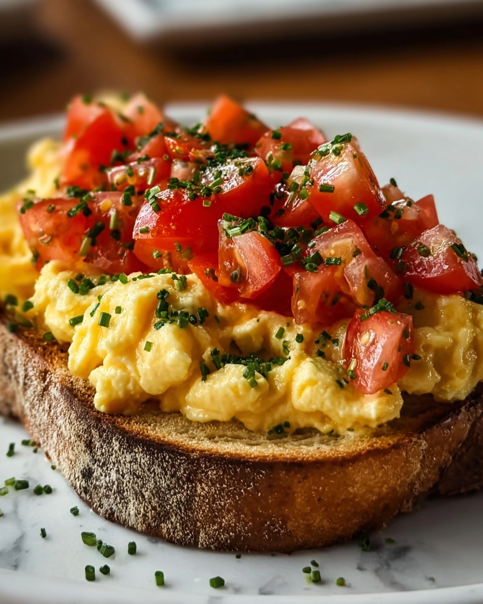 Spanish Hangover Breakfast: Catalan Tomato Bread with Scrambled Eggs Recipe - Recipe Image