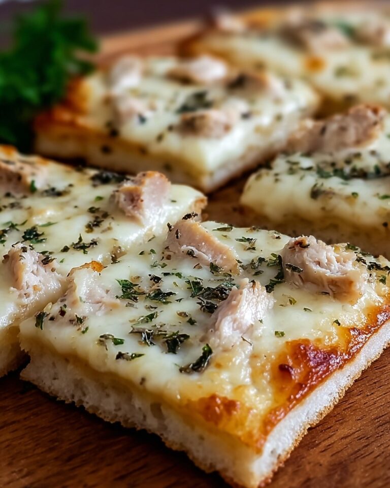 White Garlic Chicken Pizza Recipe