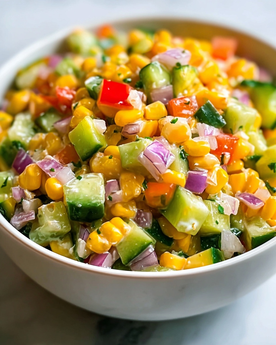 Corn Salad with Fresh Lime and Cilantro Recipe - Recipe Image