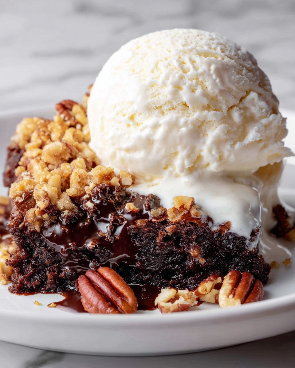 Chocolate Pecan Cobbler Recipe - Recipe Image