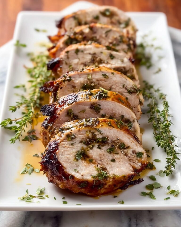 Grilled Herb-Butter Turkey Recipe