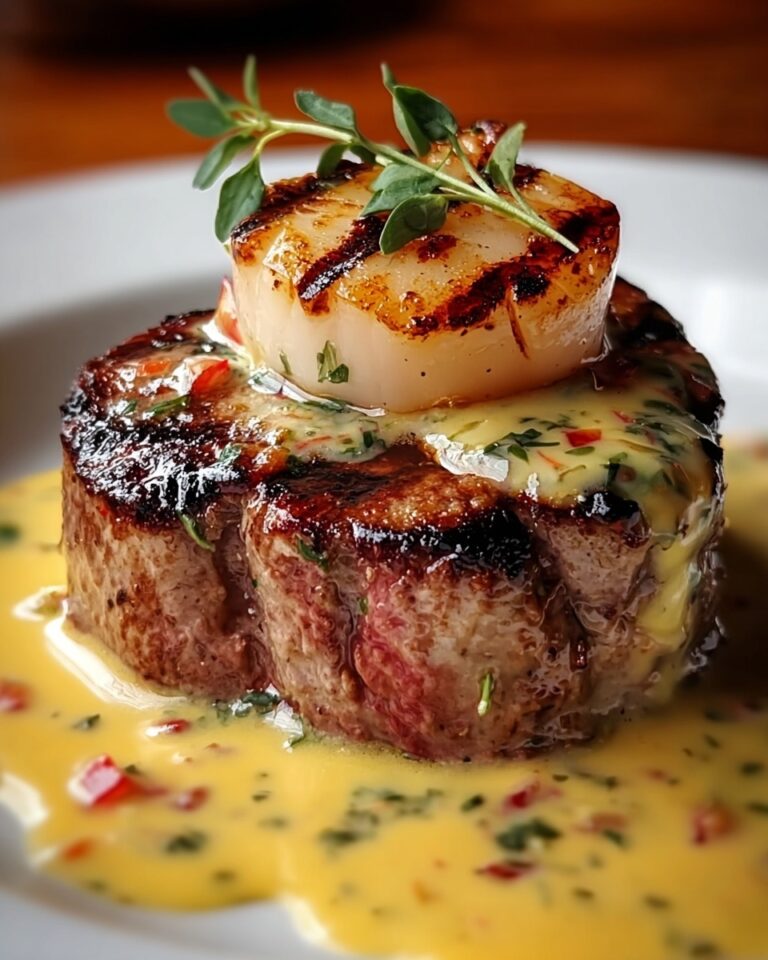 Surf and Turf with Lobster Tails and Hollandaise Sauce Recipe