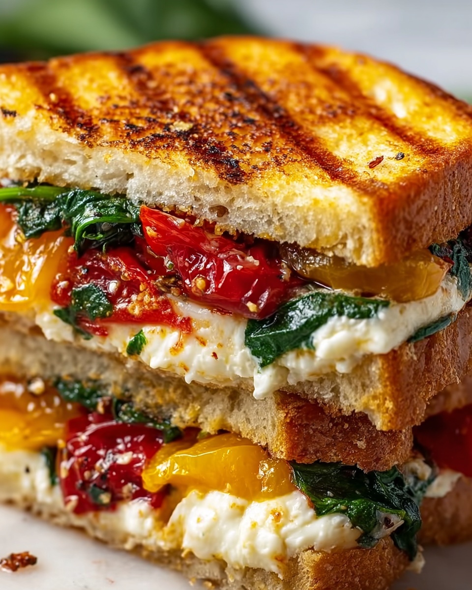 Mediterranean Grilled Cheese Sandwich Recipe - Recipe Image
