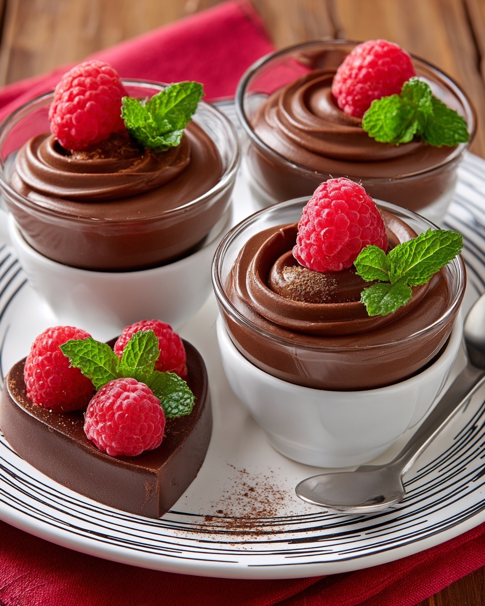 Chocolate Mousse with Raspberry Coulis Recipe - Recipe Image