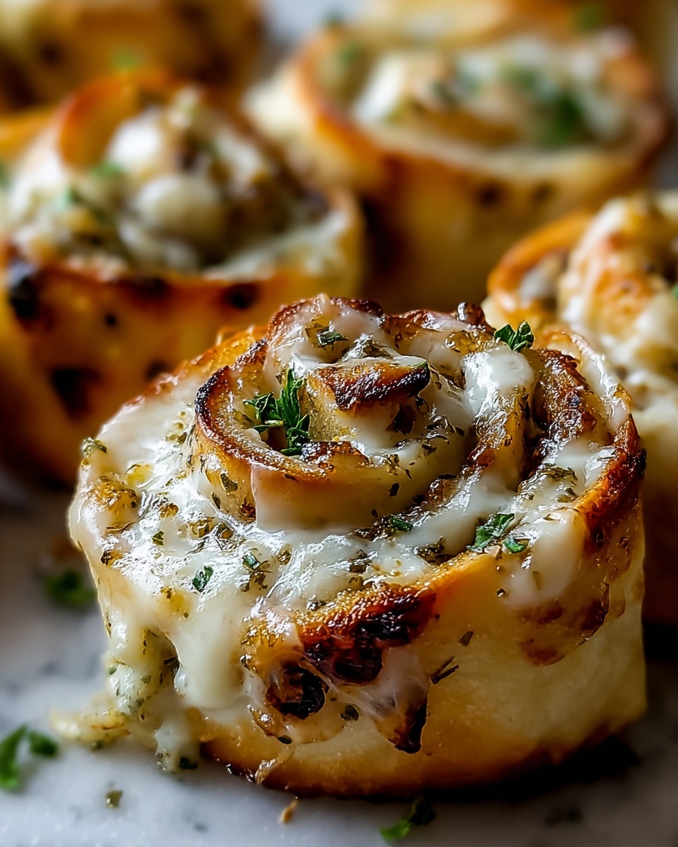 Cajun Blackened Chicken Alfredo Pizza Rolls Recipe - Recipe Image