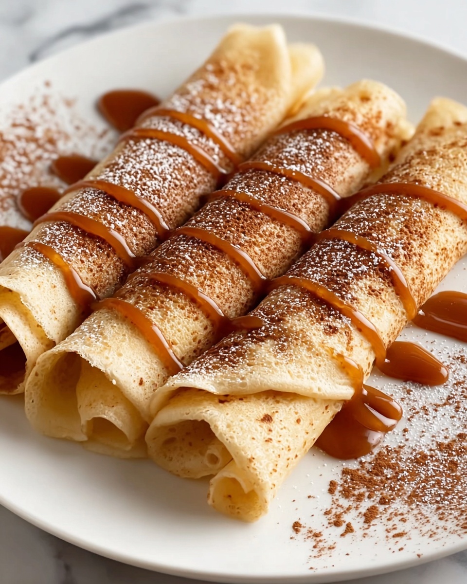 Cinnamon Roll Protein Crepes Recipe - Recipe Image