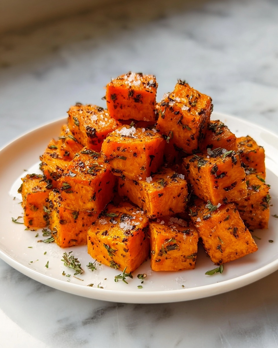 Crispy Baked Sweet Potato Bites with Parmesan Herb Butter Recipe - Recipe Image