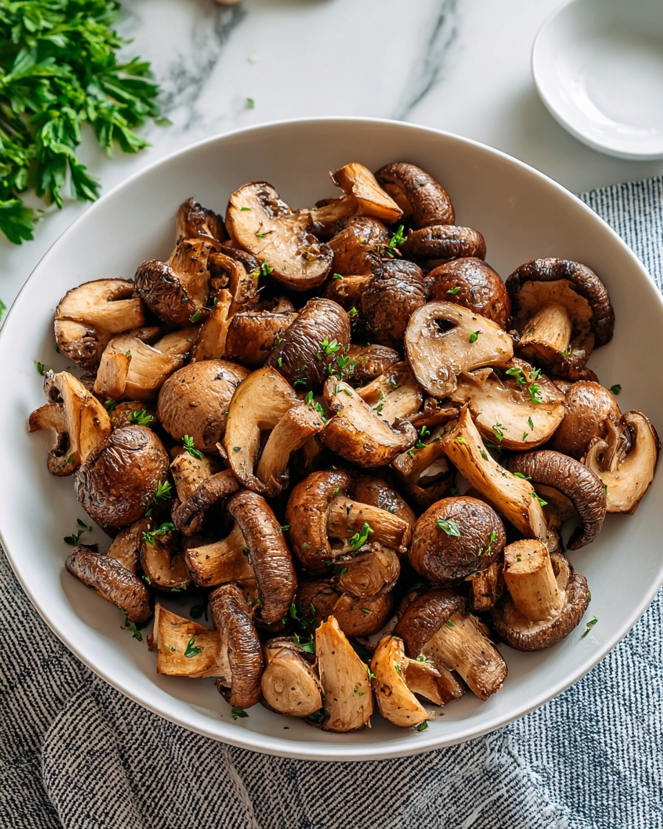 Air Fryer Mushrooms Recipe - Recipe Image