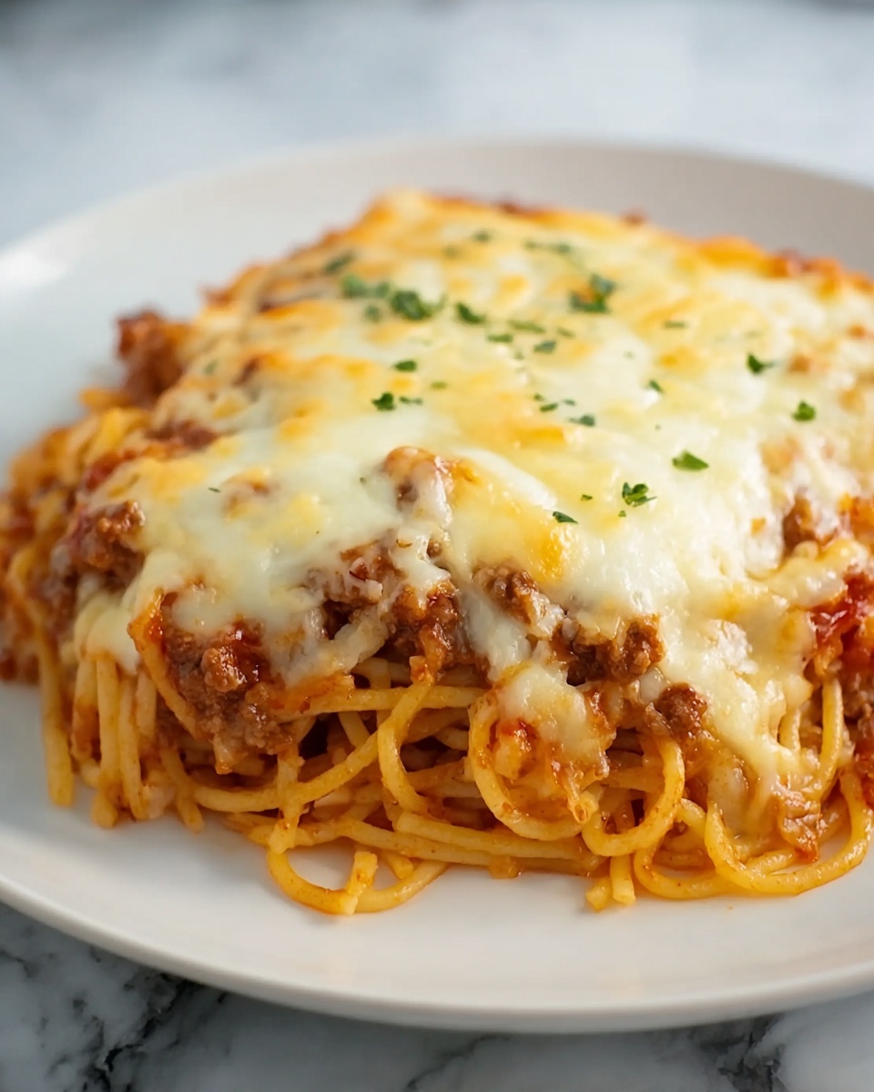 Italian-Style Spaghetti Bake Recipe - Recipe Image