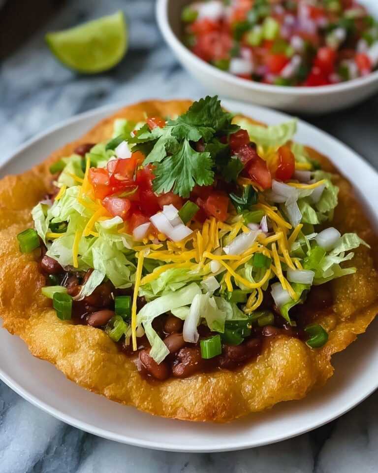 Navajo Tacos on Fry Bread Bliss Recipe
