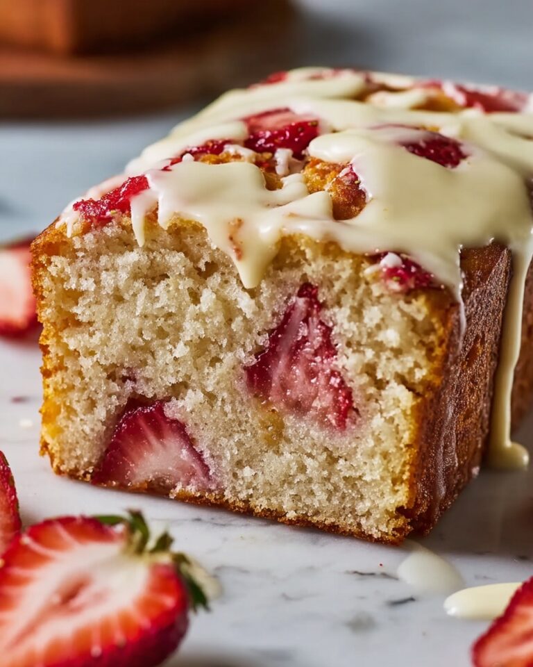 Sourdough White Chocolate Chip Strawberry Bread Recipe