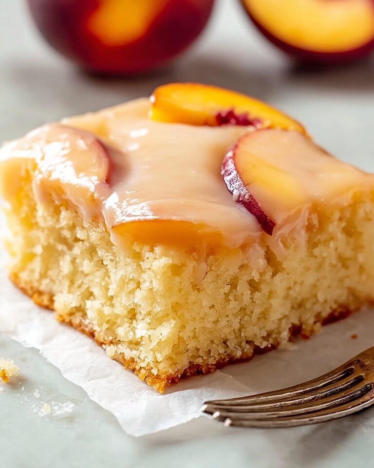 Brown Sugar Peach Cake Recipe