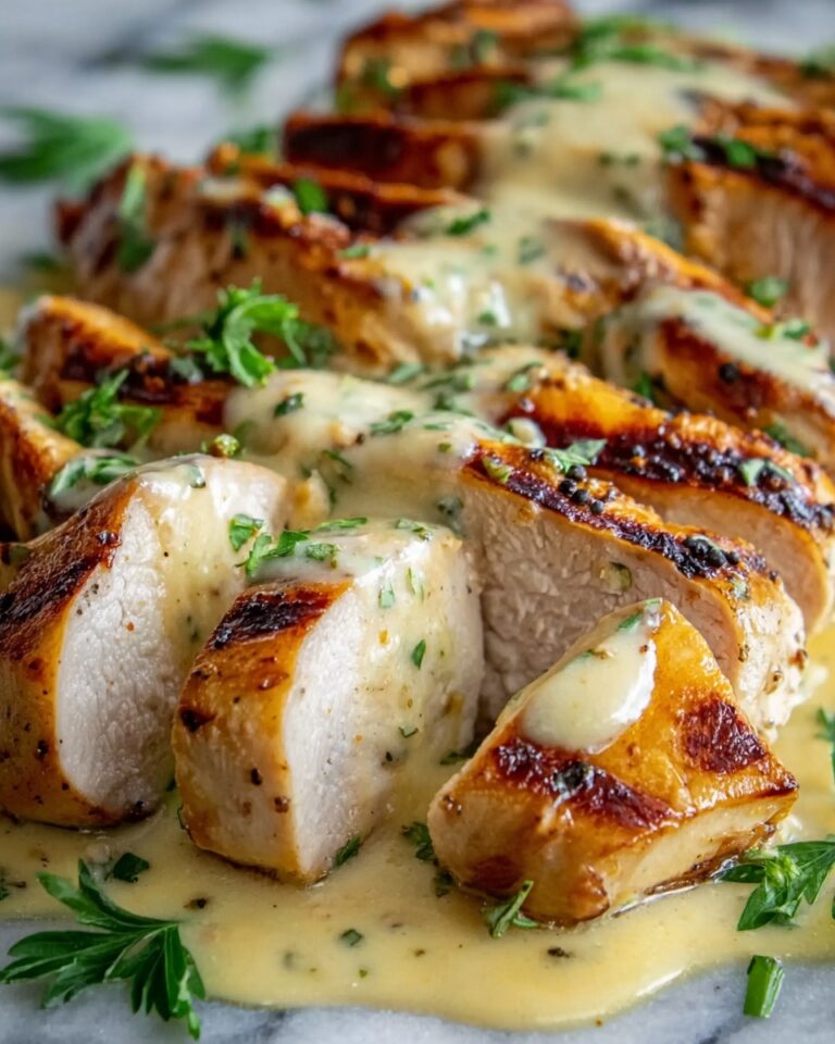 Savory Chicken Wraps with Garlic Cream Sauce Recipe