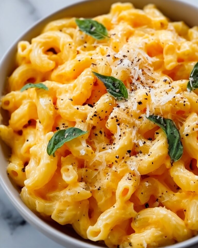 Roasted Red Pepper Cavatappi Pasta with Herbed Goat Cheese and Spinach Recipe