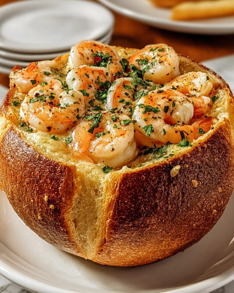 Stuffed Seafood Bread Bowl Recipe