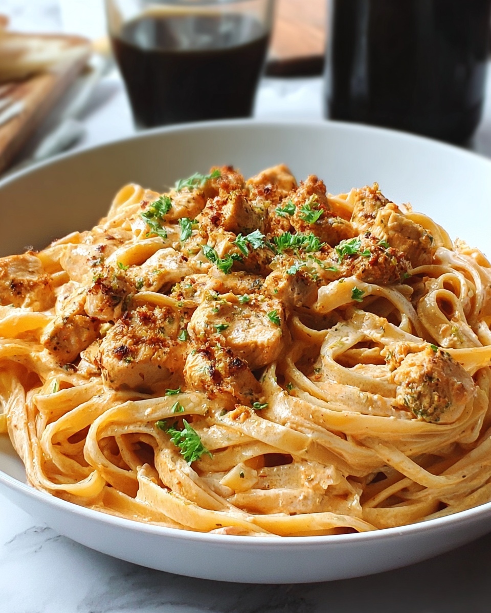 Cowboy Butter Chicken Linguine Recipe - Recipe Image