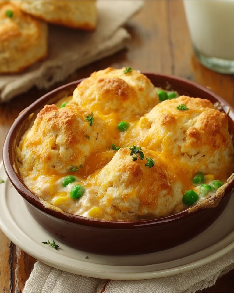 Chicken Cobbler with Red Lobster Biscuit Mix Recipe