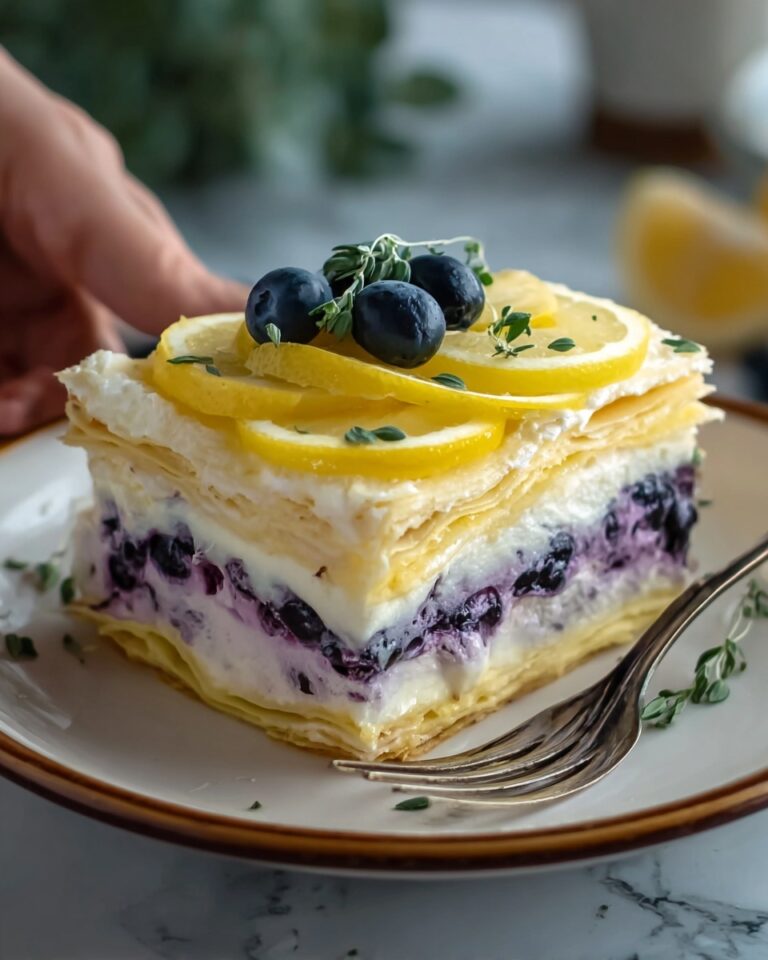 Lemon Blueberry Lasagna Recipe