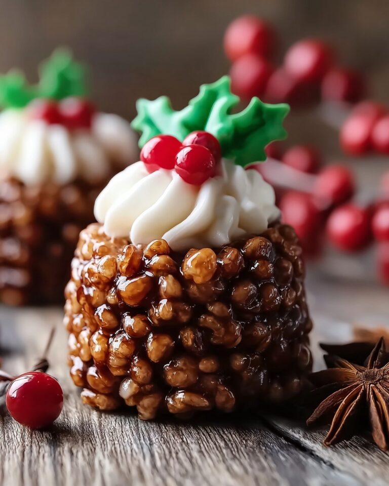 Rice Krispie Christmas Puddings Recipe