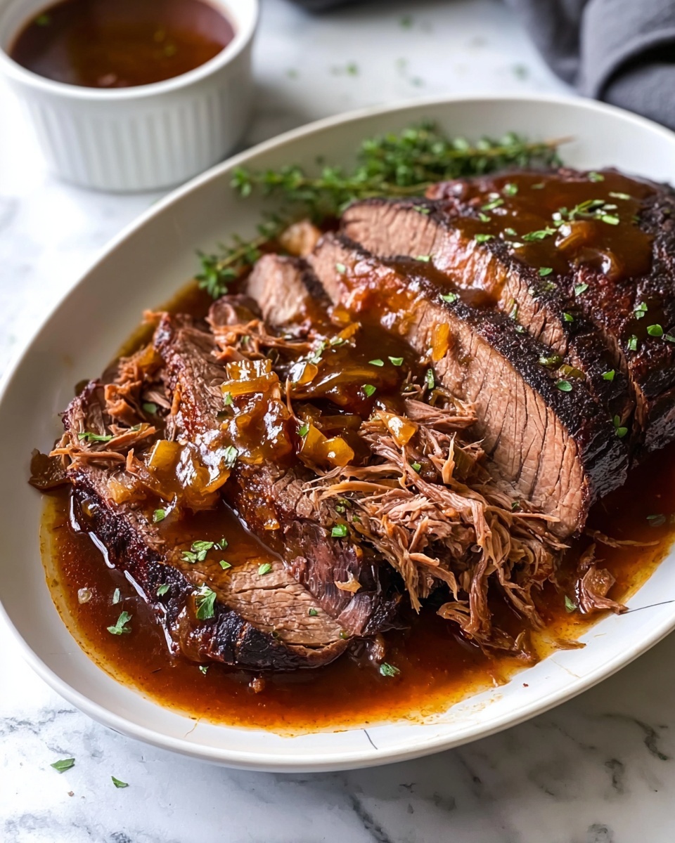 Savory Crock Pot Beef Brisket Recipe - Recipe Image