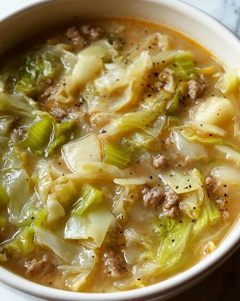 Cabbage Soup with Ground Beef Recipe