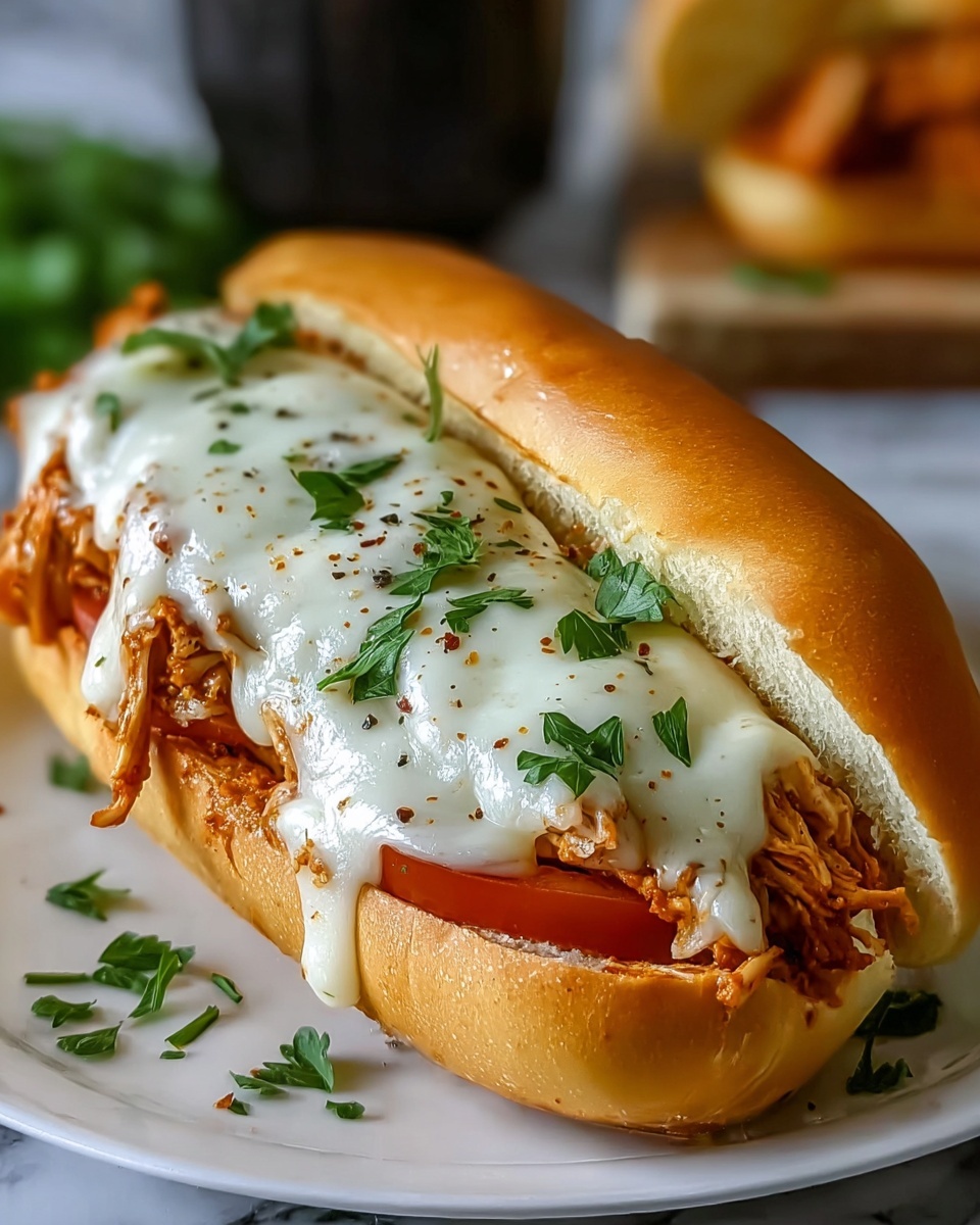 Slow Cooker Chicken Philly Sandwiches Recipe - Recipe Image