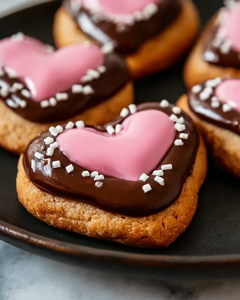 Chocolate-Covered Heart-Shaped Pretzels Recipe - Recipe Image