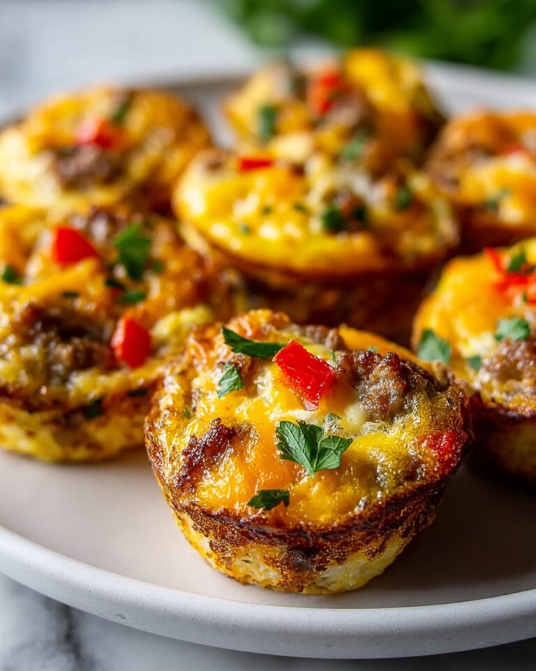 Sausage Hash Brown Egg Muffins Recipe