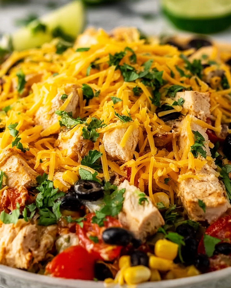 Chicken Taco Casserole Recipe - Recipe Image