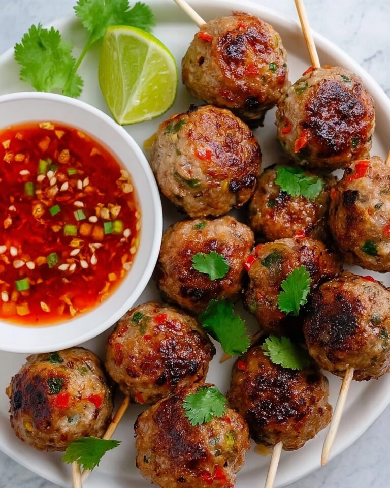 Spicy Baked Shrimp Balls with Chili Lime Sauce Recipe