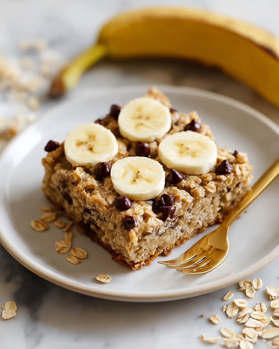 High-Protein Banana Bread Baked Oatmeal Recipe - Recipe Image
