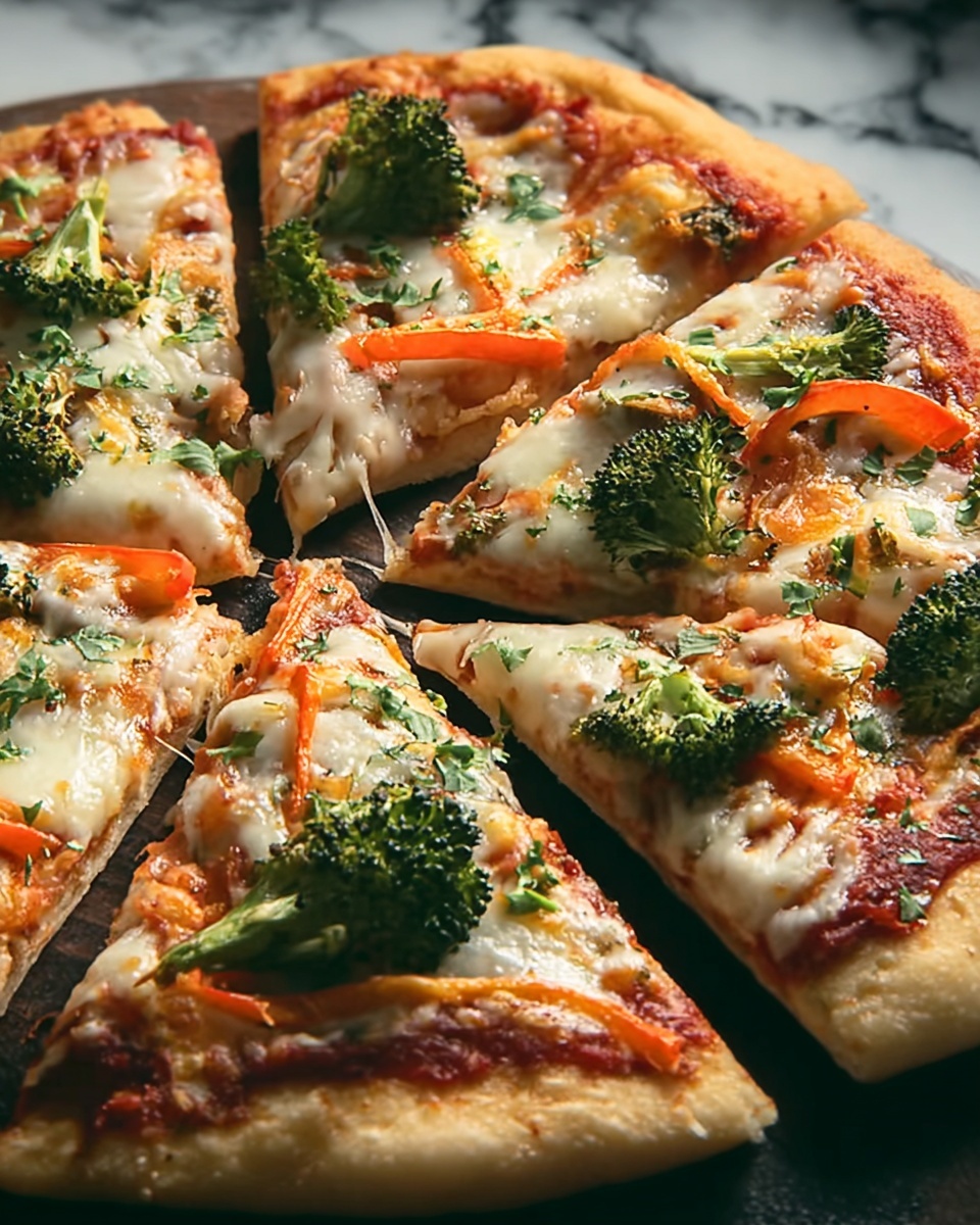 Veggie Ranch Crescents Pizza Recipe - Recipe Image