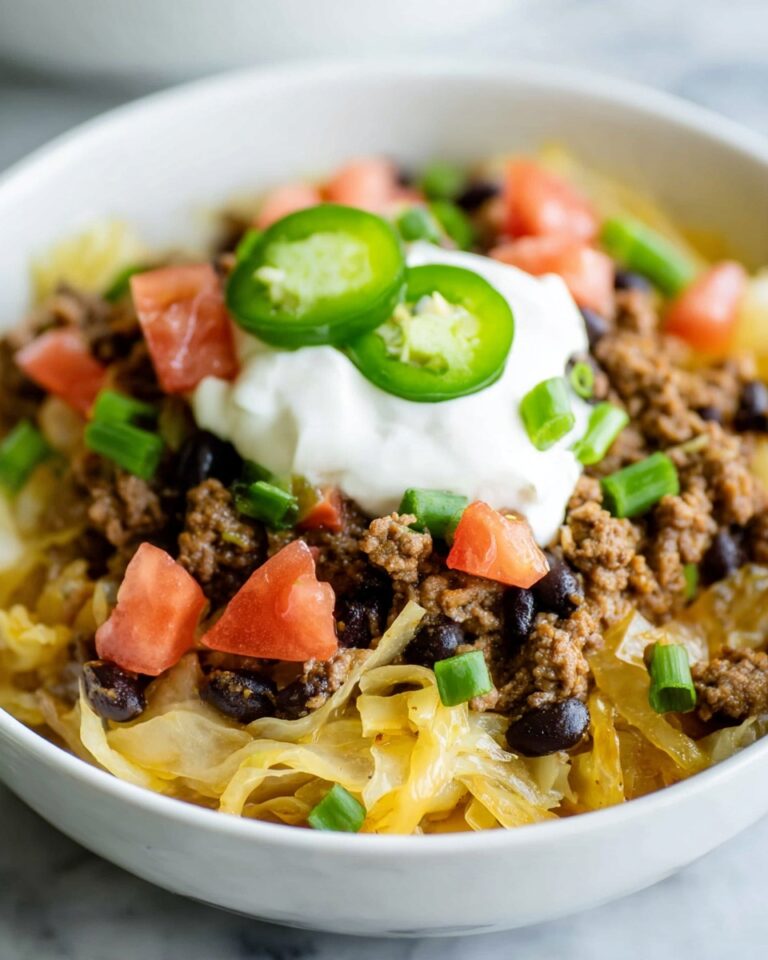 Low Carb Cabbage Taco Skillet Recipe