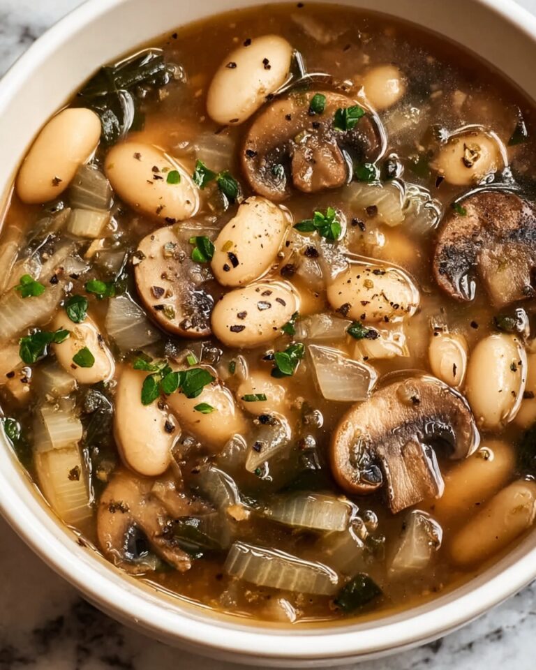 Earthy Mushroom and White Bean Stew Recipe