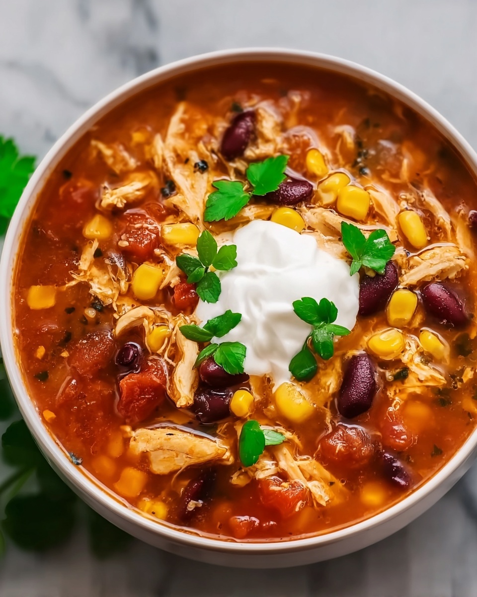 7 Can Chicken Taco Soup Recipe - Recipe Image