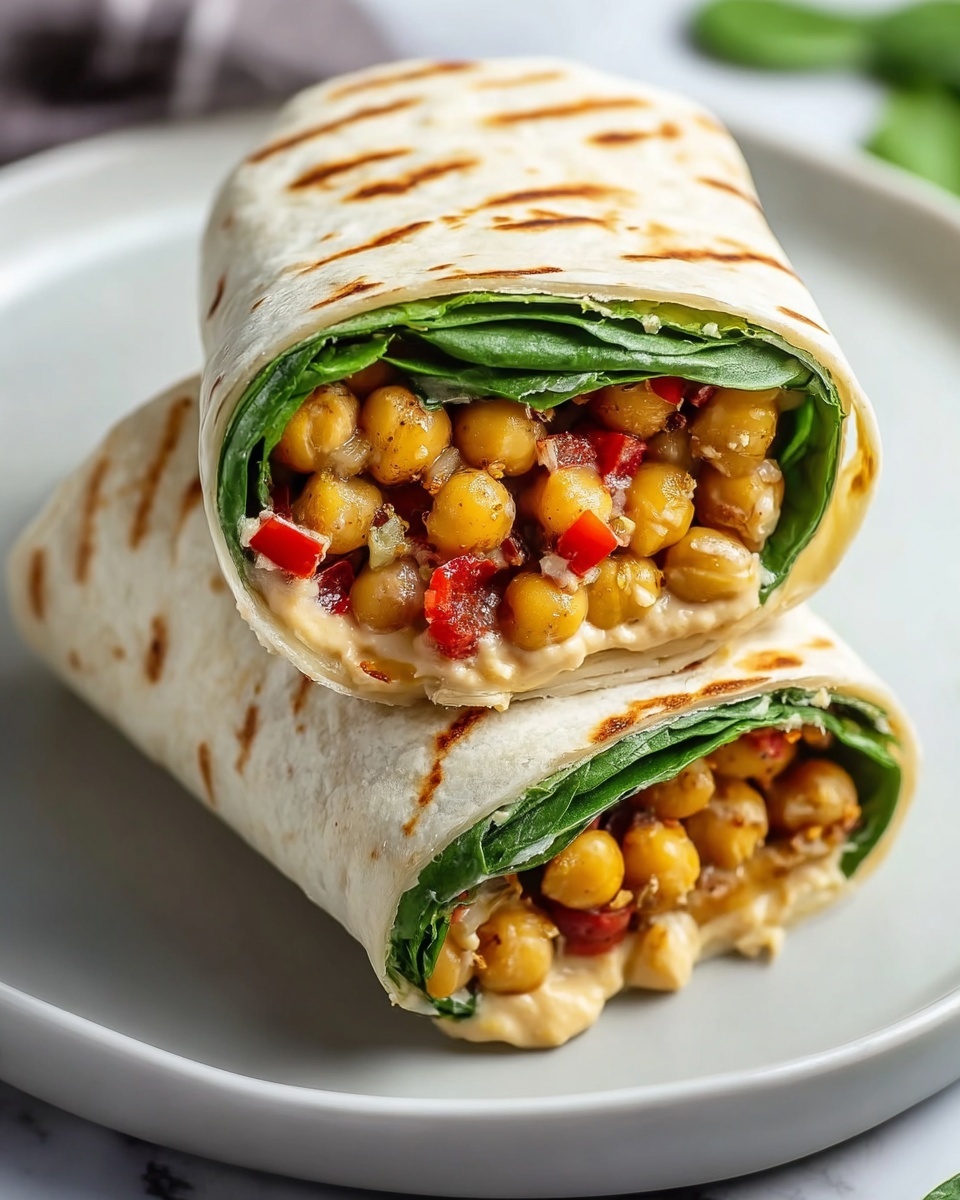 BBQ Chickpea Wraps with Ranch Dressing Recipe - Recipe Image