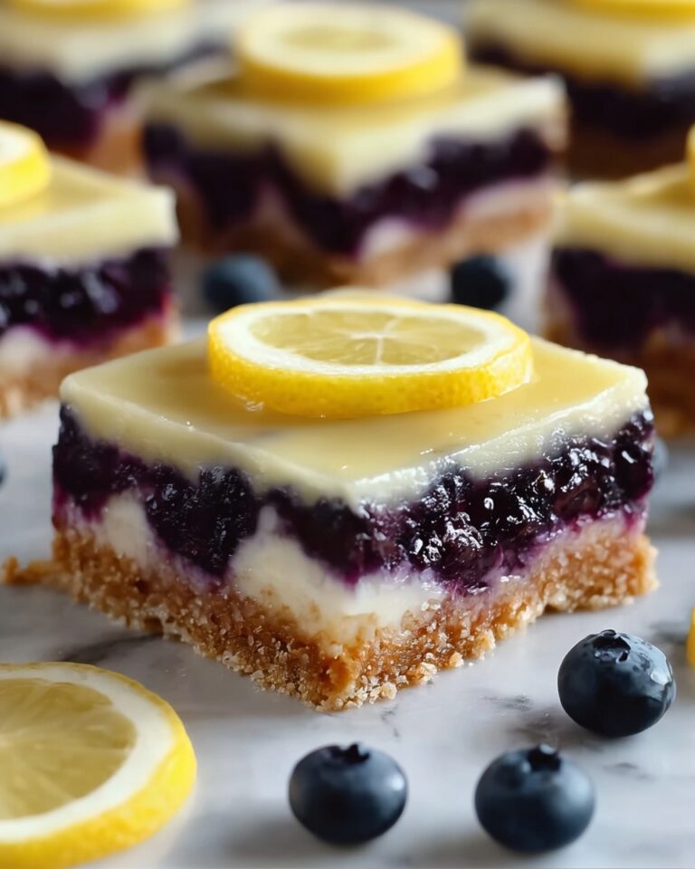 Blueberry Lemon Blondies Recipe
