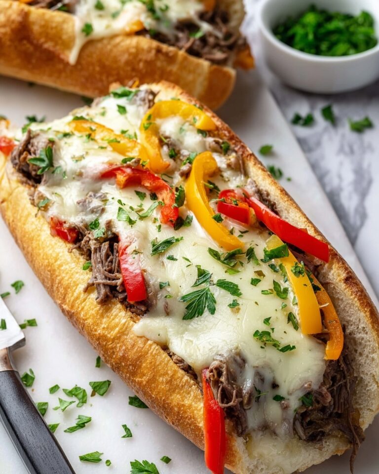 Philly Cheesesteak Cheesy Bread Recipe