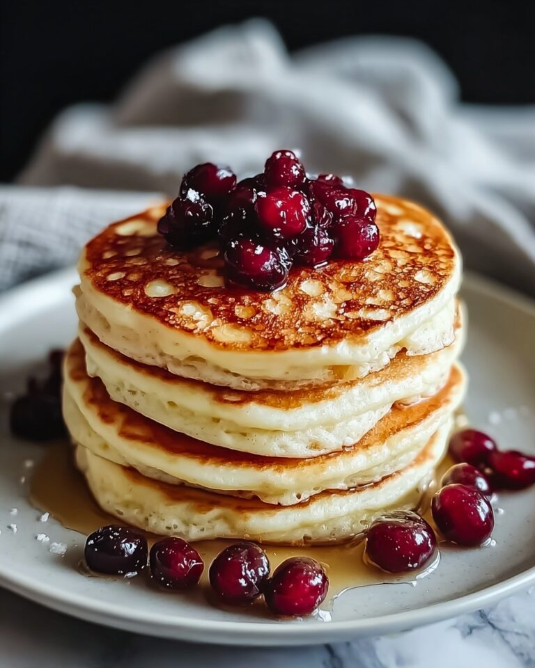 Fluffy Flourless Cottage Cheese Pancakes Recipe