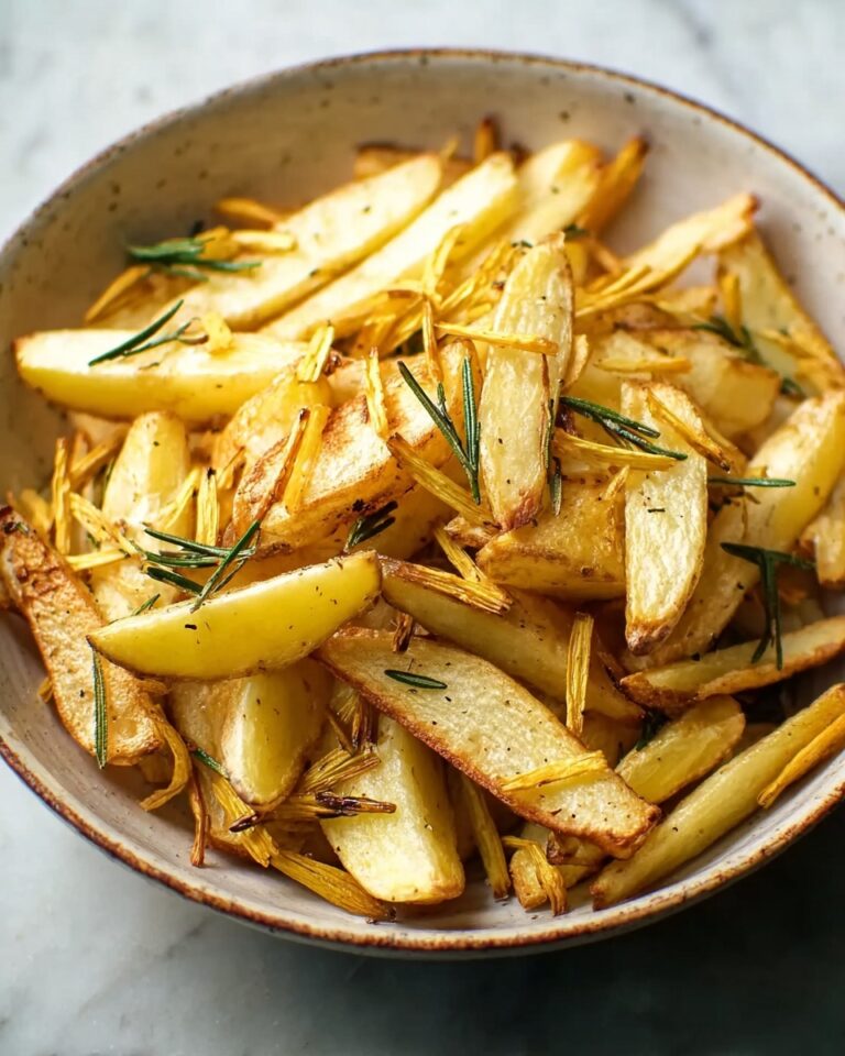 Rosemary Straw Potatoes with Lemon Salt Recipe