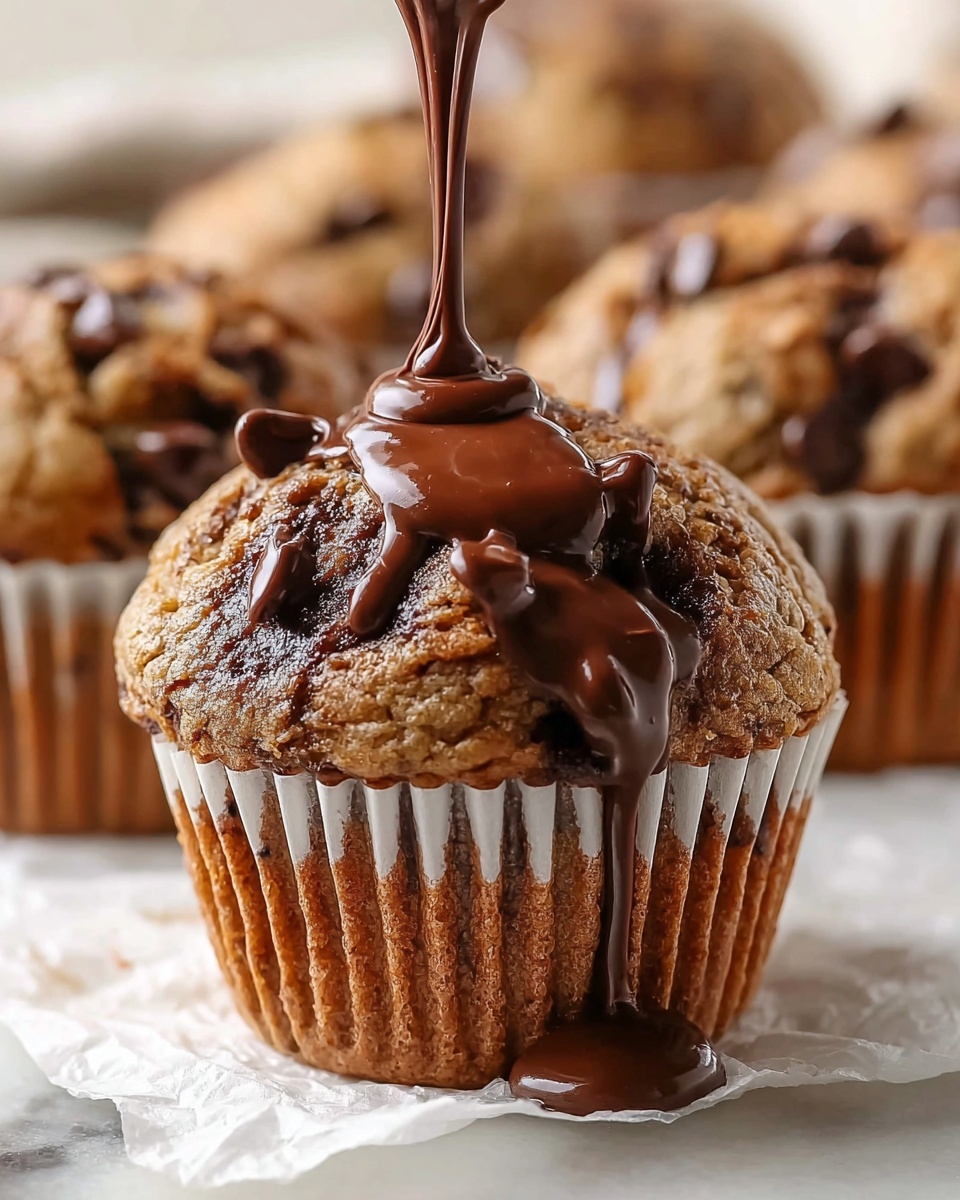 Nutella Banana Muffins Recipe - Recipe Image